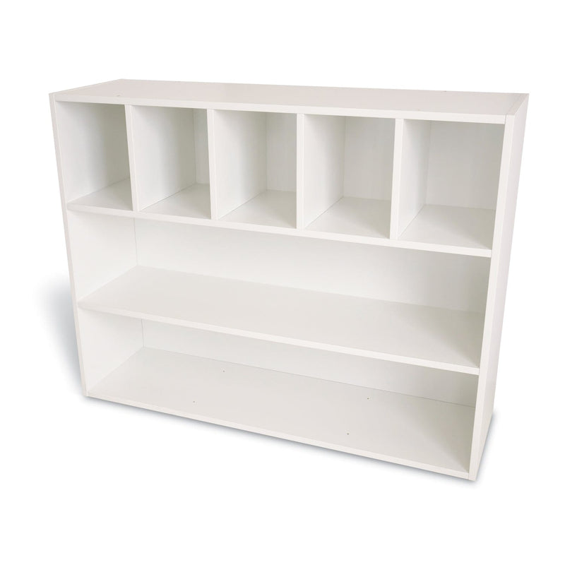 Whitney Brothers WB0660 Whitney Brothers White Cubby and Shelf Storage Cabinet
