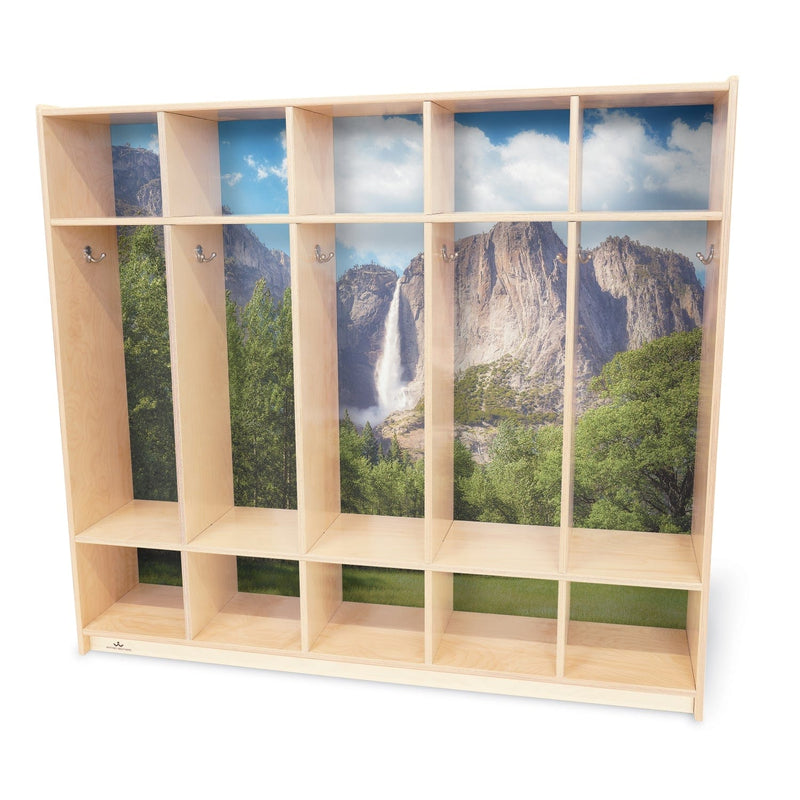 Whitney Brothers WB0852 Nature View Five Section Coat Locker