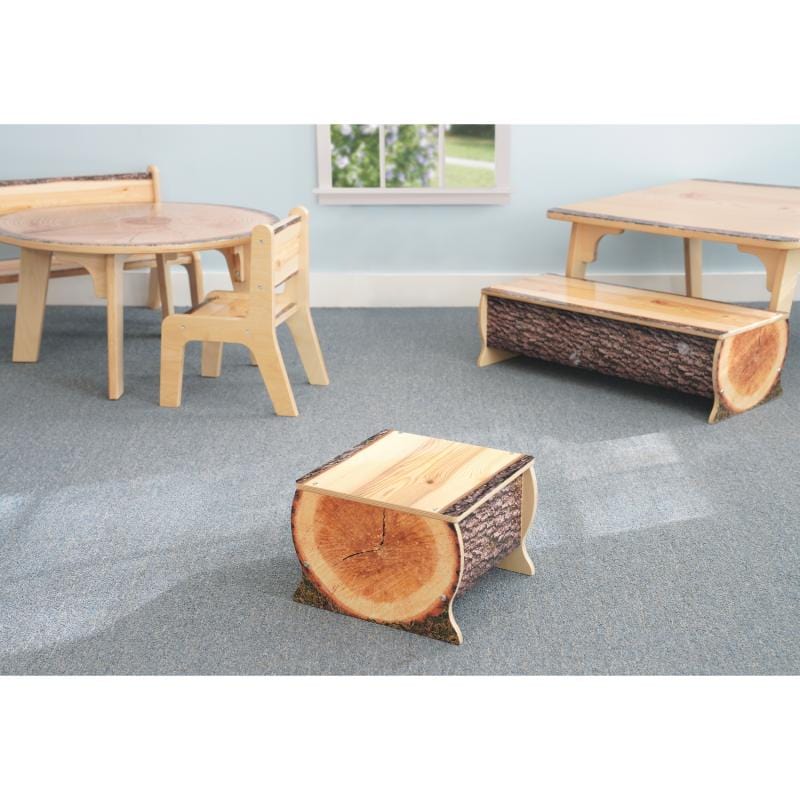 Whitney Brothers WB0901 Nature View Live Edge Small Log Bench 10H