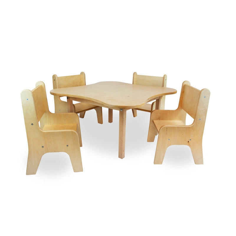 Toddler Flower Table 15"H and Chairs