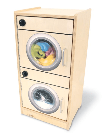 Whitney Brothers Let's Play Toddler Washer & Dryer - White or Natural