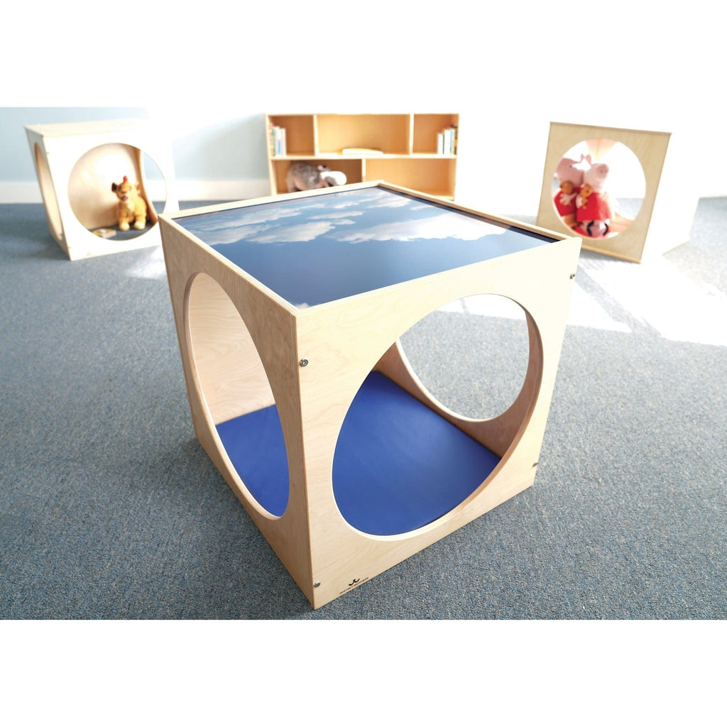 Whitney Brothers WB2692 Toddler Acrylic Sky Top Play Cube and Mat