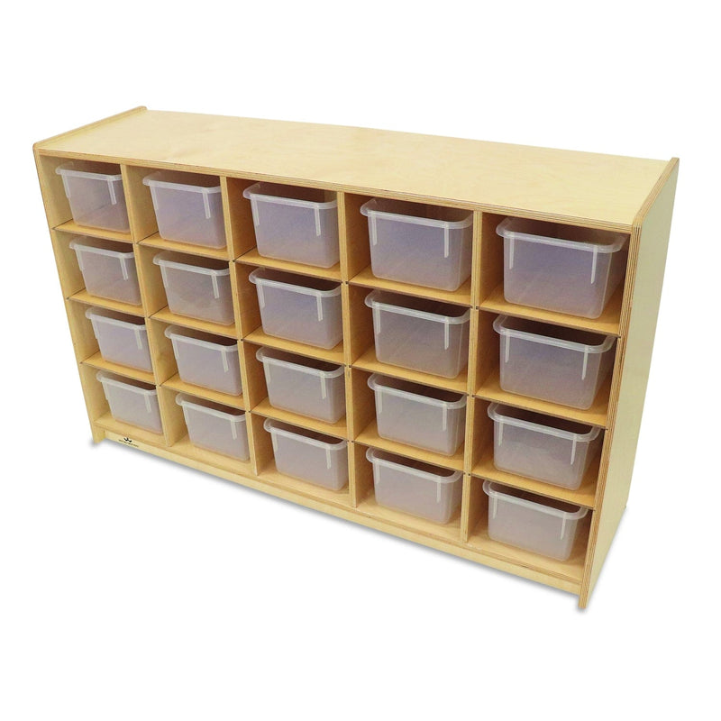 Whitney Brothers WB3251 Cubby Storage Cabinet With 20 Trays