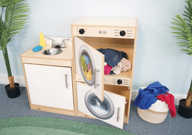 Whitney Brothers Contemporary Washer / Dryer - White or Natural