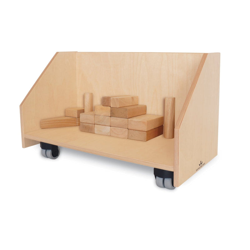Whitney Brothers Wooden Blocks Building Block Storage Cart