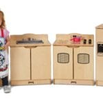 jonti craft dramatic pretend play toddler gourmet kitchen refrigerator by jonti craft 6420362494019