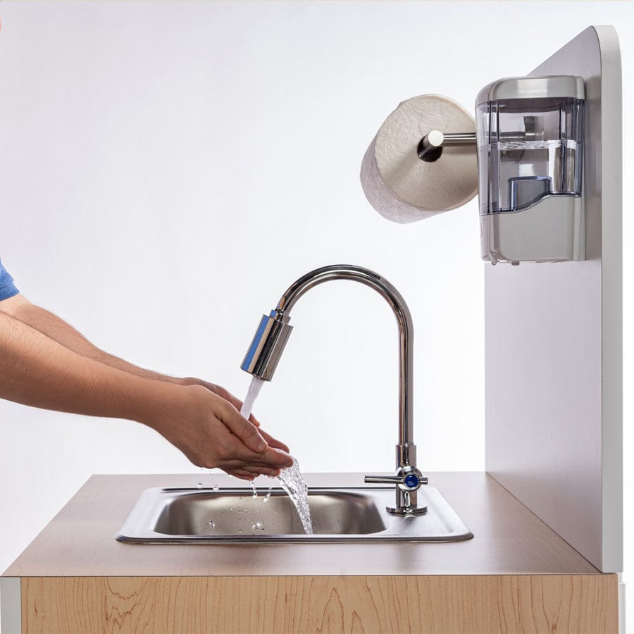 nessel nessel portable sink 29 child height with backsplash white 31661638320195