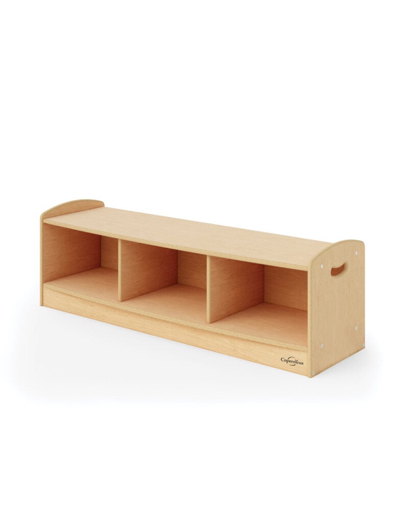 W B 1S K2 Seoras 1 Level Staggered Shelf Solid KP scaled 1