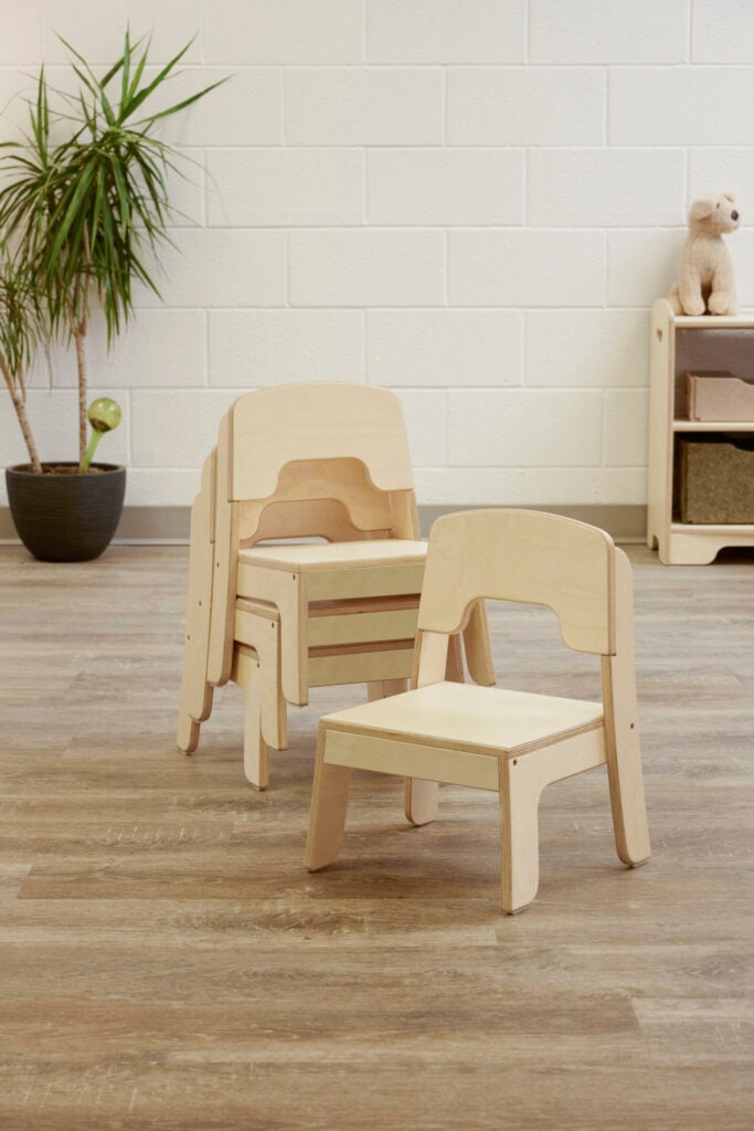W B IN 8 Seoras 8 Birch Classroom Chair Stacked Chairs E scaled 1